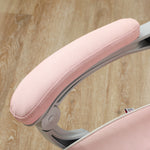 Chaise gaming, fauteuil gaming ergonomique avec repose-pieds, hauteur réglable, dossier inclinable, 63x63x123cm, rose