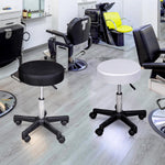 Lot de 2 tabourets de massage à roulettes reglable en hauteur pivotant avec trois couleurs de housse de protection
