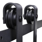 Kit de Porte Coulissante, Système Galandage pour Porte d'une Épaisseur de 35-45 mm et Largeur Max. 1 m, Charge