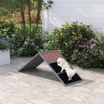 Dog agility ramp dog agility equipment A-frame non-slip surface 173 x 59 x 66 cm gray