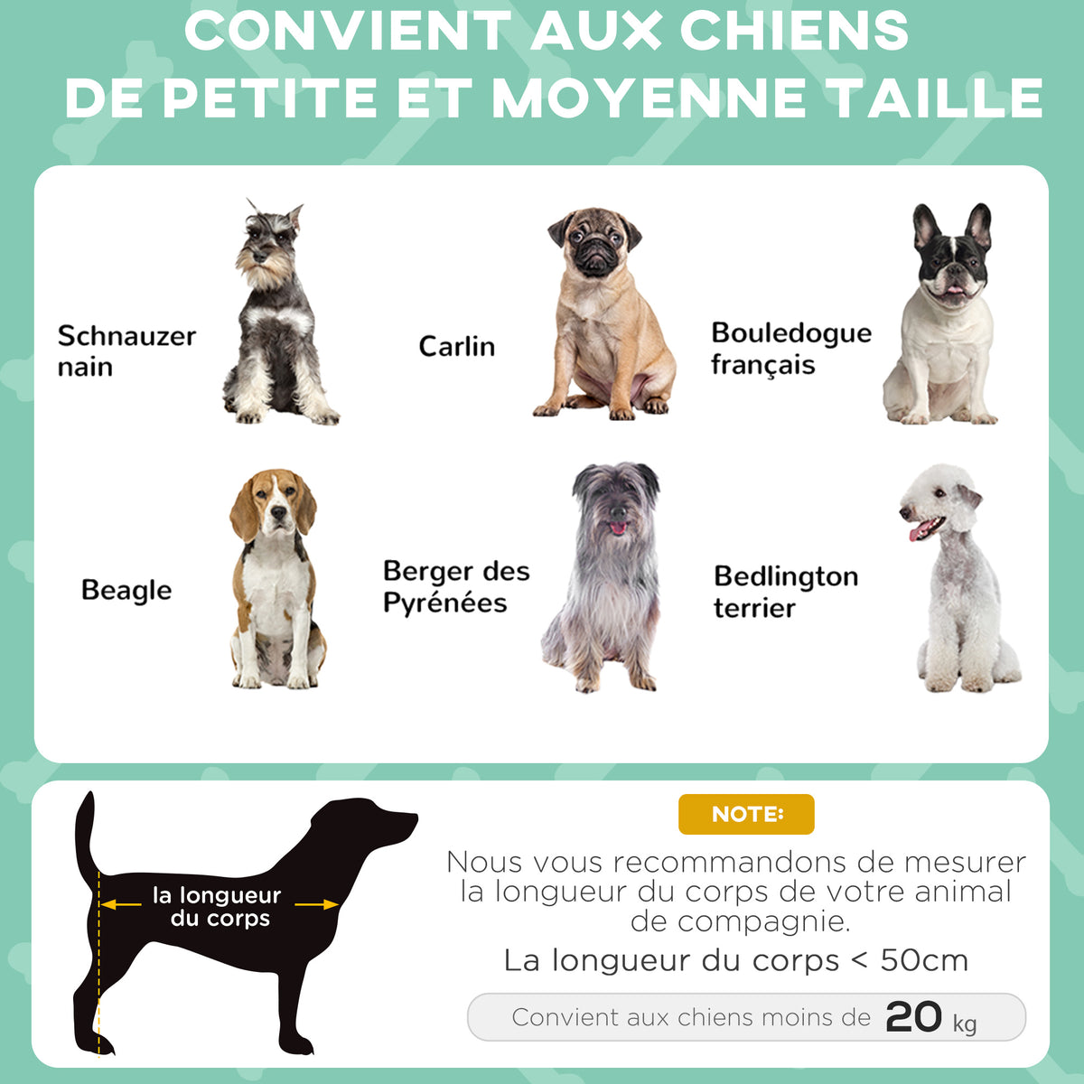 Lit pour chien chat sur pieds grand confort velum anti-UV oxford sac de transport inclus 76 x 61 x 69,5 cm gris