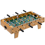 Table baby-foot pour enfants à partir de 6 ans 2 ballons 18 joueurs 69 x 37 x 24 cm