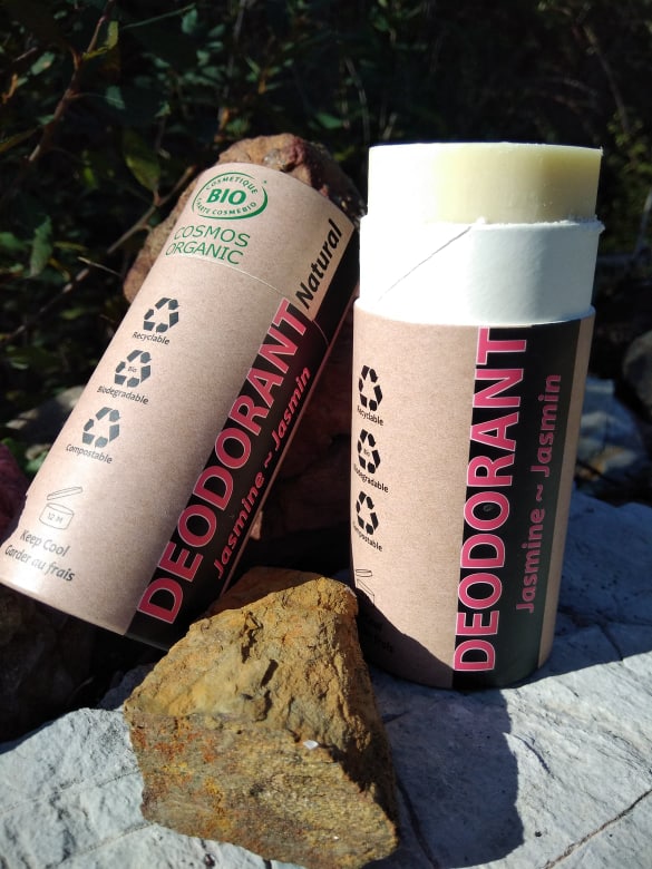 Déodorant Naturel Bio Certifié – Jasmin 100ml – Emballage 100% Recyclé