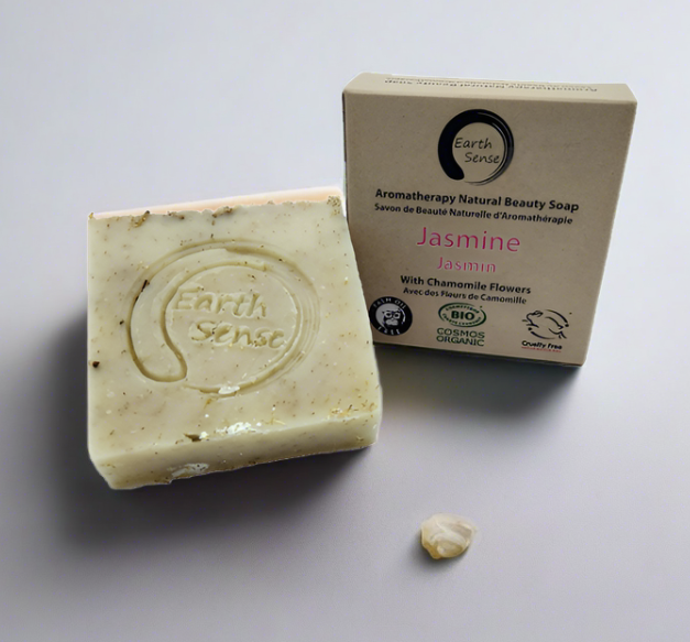 Savon Solide Bio Certifié – Jasmin & Fleurs de Camomille 90g