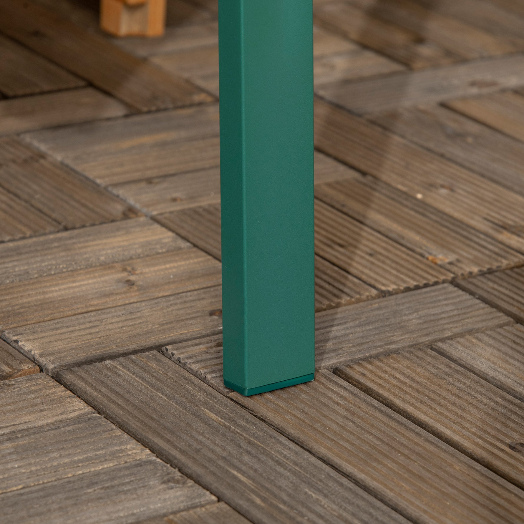 Banc de jardin banc extérieur jardin en acier avec dossier à motif floral pour 2 personnes 127 x 63 x 83 cm vert foncé