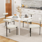 Table de cuisine pliable table à manger pliante avec plateau rabattable en bois pour 2 à 4 personnes blanc