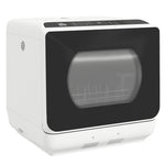Mini lave-vaisselle 4 couverts 5 programmes réservoir d'eau 6L commande tactile affichage LED 45 x 44 x 45,8 cm blanc