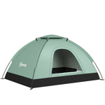 Tente de camping 2 personnes camouflage tente dôme légère ventilée facile à monter avec portes zippées
