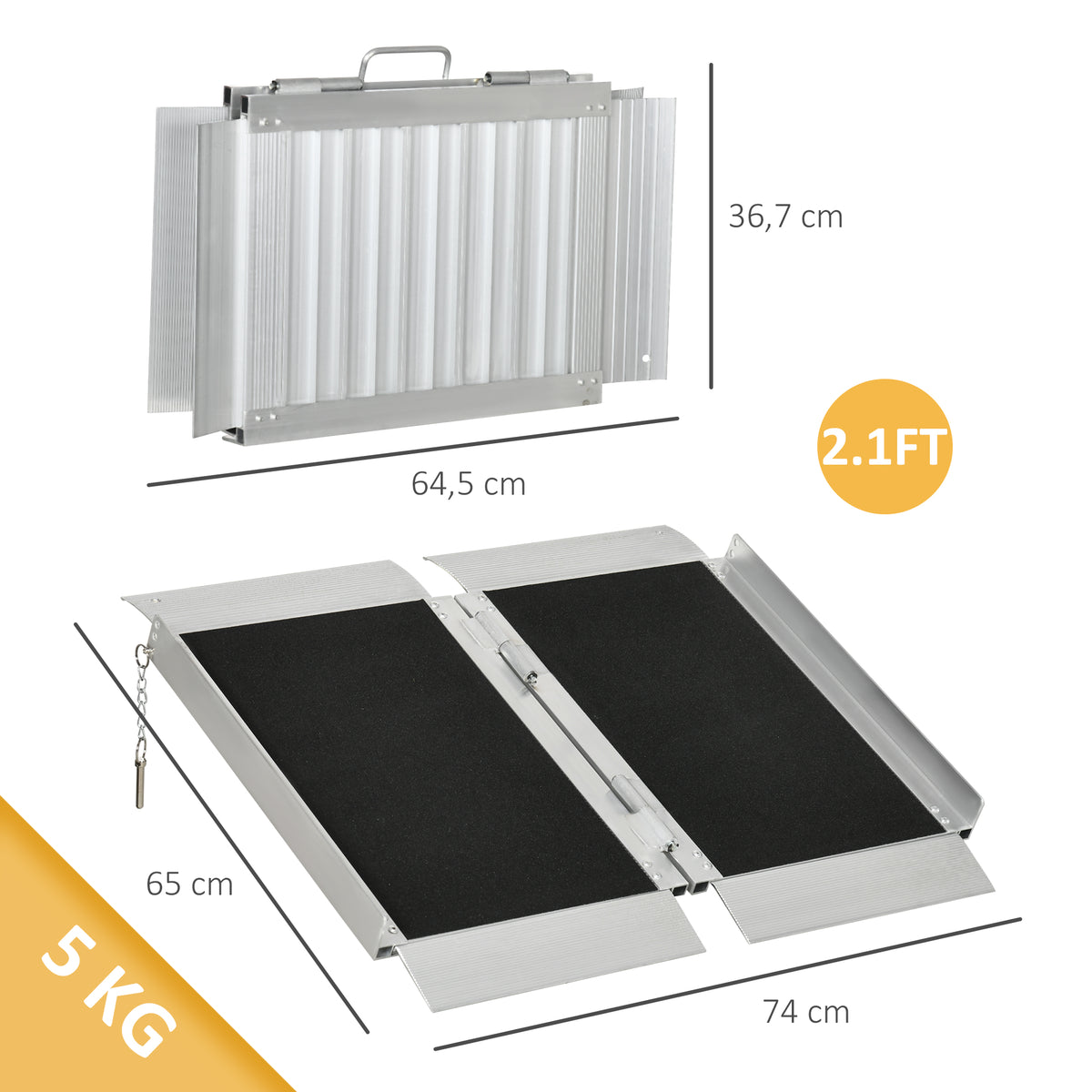 Aluminiozko aleaziozko gurpil-aulki-arranka tolesgarria, irristagaitza, heldulekuekin, gehienezko karga 272 kg, beltza