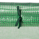 Mini serra da giardino mini serra a tunnel 180L x 90P x 90A cm tetto a punta acciaio PE alta densità 140 g/m² anti-UV finestre con zip avvolgibili verde