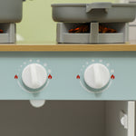 Cuisine enfant jouet d'imitation, dinette enfant avec lumières et sons réalistes, 88,6 x 31,7 x 90,4 cm, blanc
