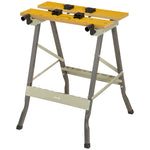 Établi pliant établi de serrage avec 4 serre-joints table de travail, charge 100 kg, 62,5x60,5x78,5cm, gris