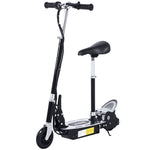 Trottinette électrique 120 W pliable pour enfant de 6+ ans hauteur guidon et selle réglable 10 Km/h max. noir