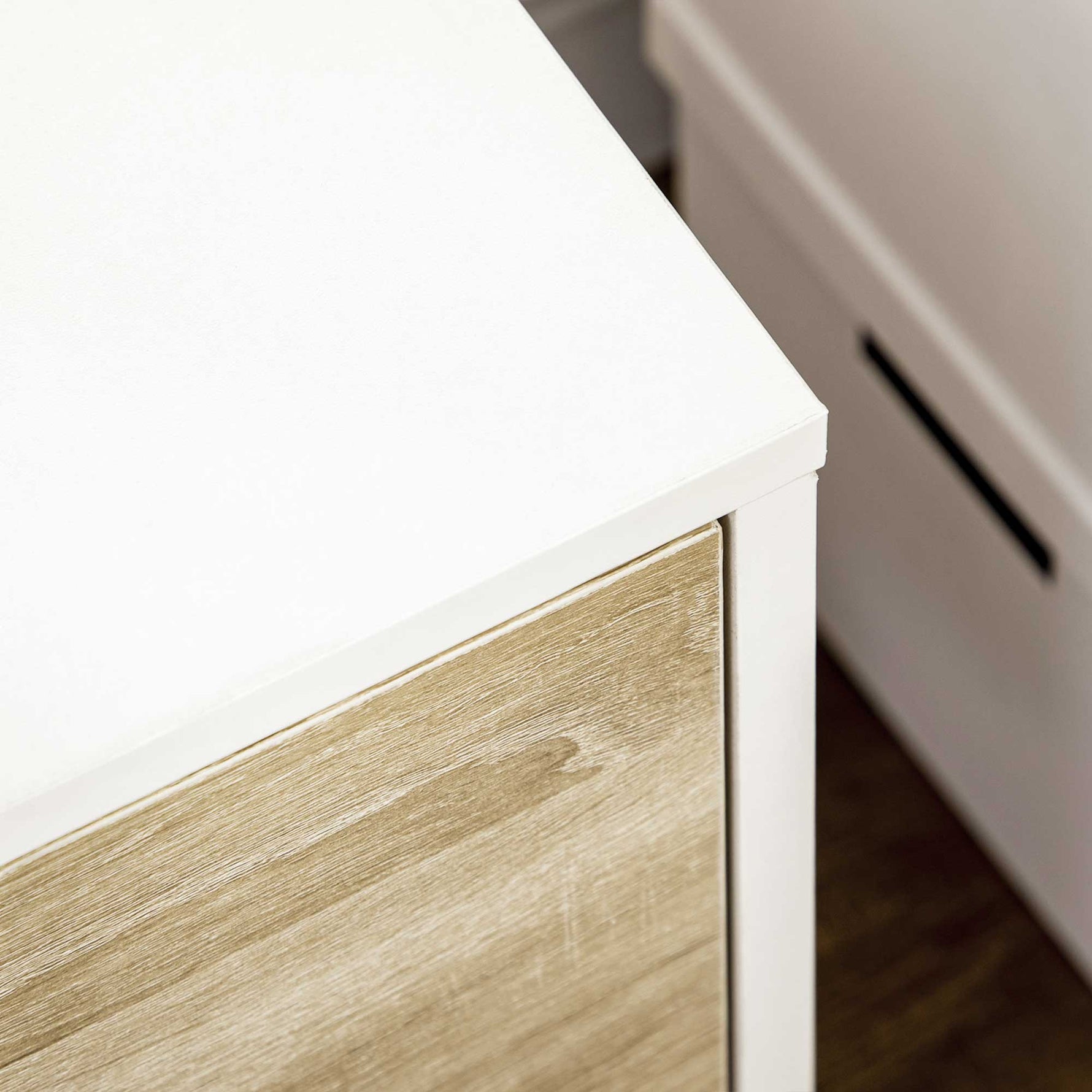 Meuble TV Banc TV Buffet bas Meuble de rangement sur pied avec 2 placards en Bois pour Chambre Salon 110 x 40 x