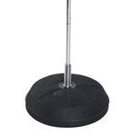 Sac de Frappe sur Pied Punching ball sur pied réglable en hauteur 126-144 cm avec gants, pompe et base de lestage pour adolescents et débutants rouge
