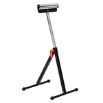 Servante d'atelier à rouleau pliable, support avec rouleau hauteur réglable 68 à 110 cm, charge max. 90 kg, noir