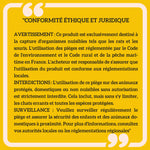 Cage attrape animaux nuisibles 1 entrée dim. 80L x 25l x 30H cm vert foncé
