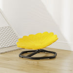 Chaise pivotante sensorielle pour enfant, siège pivotant pour l'entraînement de l'équilibre et de la coordination, jaune