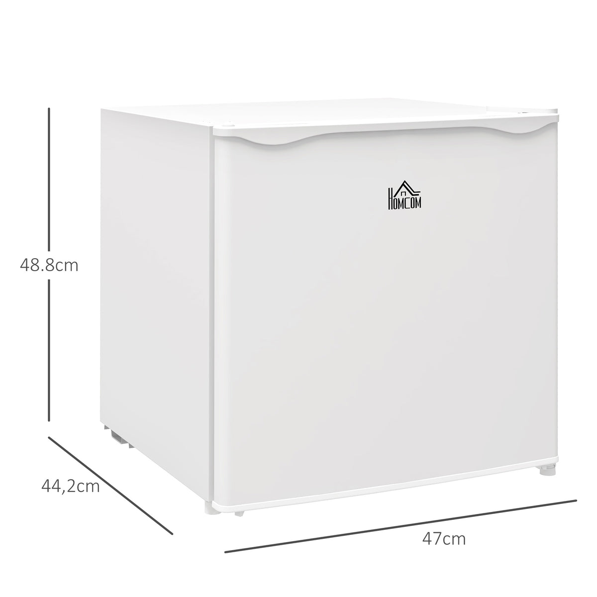 Mini congélateur Température Réglable de -14 à -24°C Compact 35L - étagère Amovible - Porte réversible Classe E Blanc
