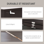 Bureau avec rangement pliable murale rabattable avec bibliothèque poste de travail tableau à craie et étagère réglable