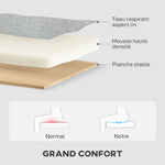 Canapé d'angle convertible réversible, canapé-lit 3 places, méridienne, coffre de rangement, 197lx129x 85cm, gris clair