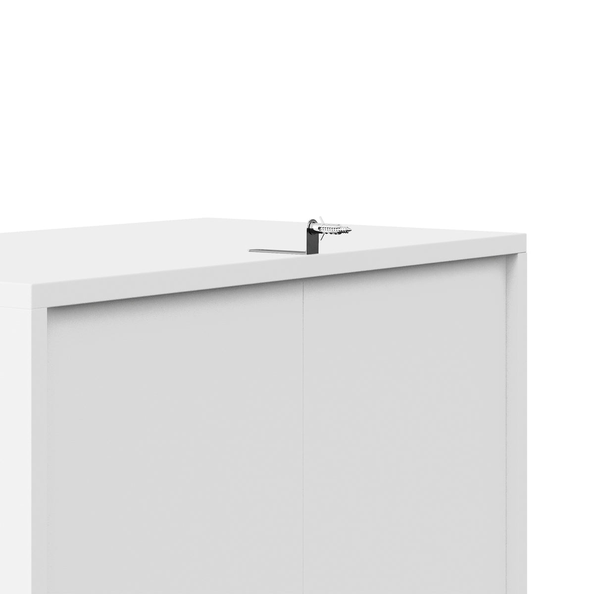 Boekenrek met boogvorm, 5 niveaus, boekenkast, opbergmeubel, verstelbare planken, 50x30x183 cm, wit en eikenhout