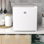 Mini congélateur Température Réglable de -14 à -24°C Compact 35L - étagère Amovible - Porte réversible Classe E Blanc