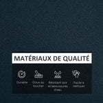 Lot de 14 Housses de Rechange Coussins Salon de Jardin - 6 Housses Coussin d'assise, 8 Housses Coussin Dossier Bleu