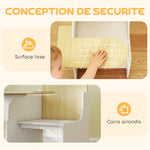 Scrivania e sedia per bambini con contenitore, set tavolo attività 2-in-1 per disegno, lettura e giochi, bianco