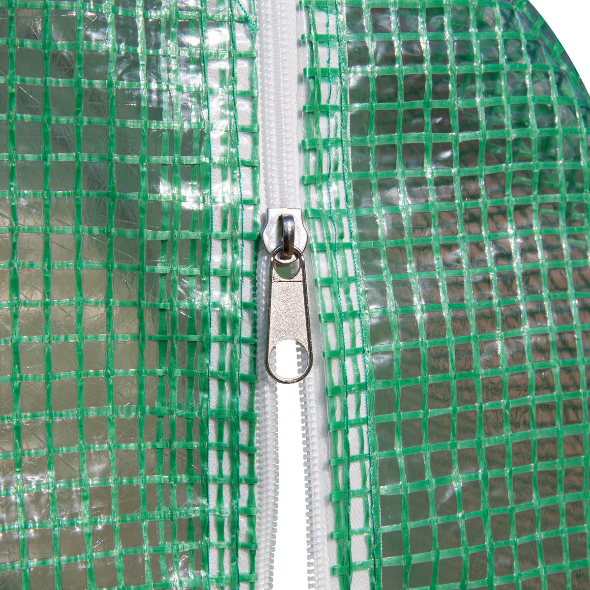 Serre de jardin 9 m² serre tunnel de jardin 3 x 3 x 2 m avec porte enroulable et 6 fenêtres en maille en acier PE vert