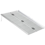 Rampa de carga rampa de acceso para silla de ruedas plegable antideslizante capacidad de carga 270 kg