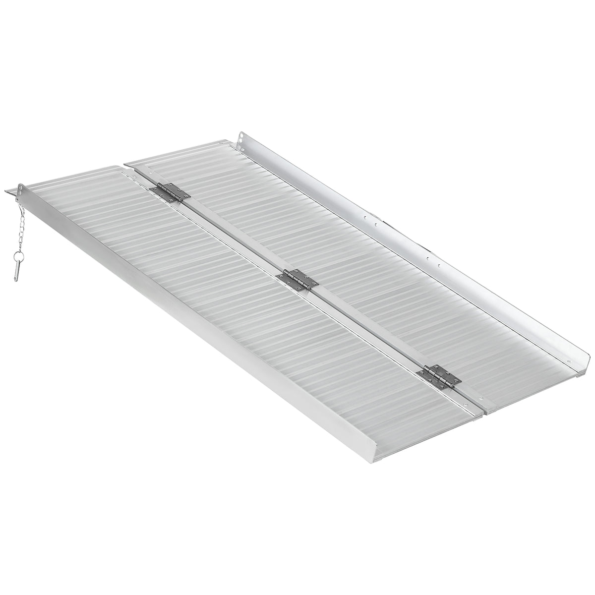 Rampa de carga rampa de acceso para silla de ruedas plegable antideslizante capacidad de carga 270 kg