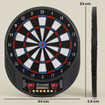 Jeu de fléchettes électronique avec embouts souples, doubles écrans LED, 33 jeux, 202 variations, jusqu'à 8 joueurs