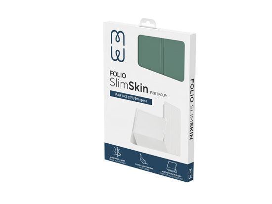 Folio Slim Skin iPad 11 (A16) & 10.9 (10e gén.) Vert - MW