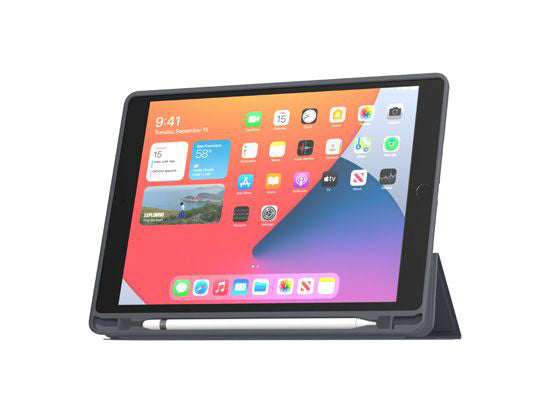 Folio Slim Skin iPad Pro 11 (M4/M5) Bleu - Protection Quotidienne MW