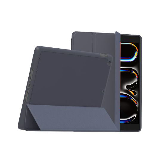 Folio Slim Skin iPad Pro 11 (M4/M5) Bleu - Protection Quotidienne MW