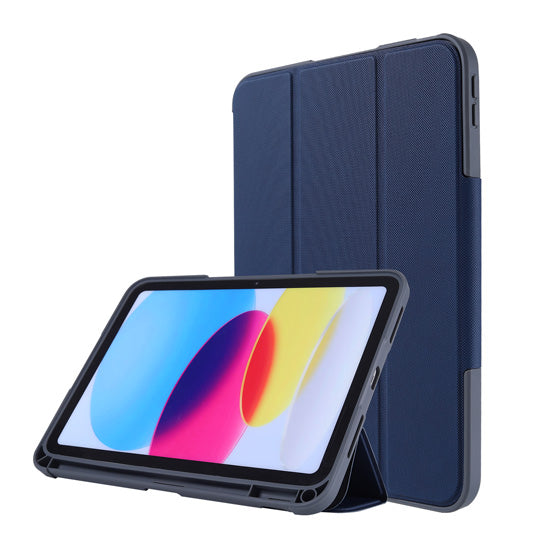 Folio Classmate iPad 11 (A16) & 10.9 (10e gén.) Bleu - Protection Renforcée MW