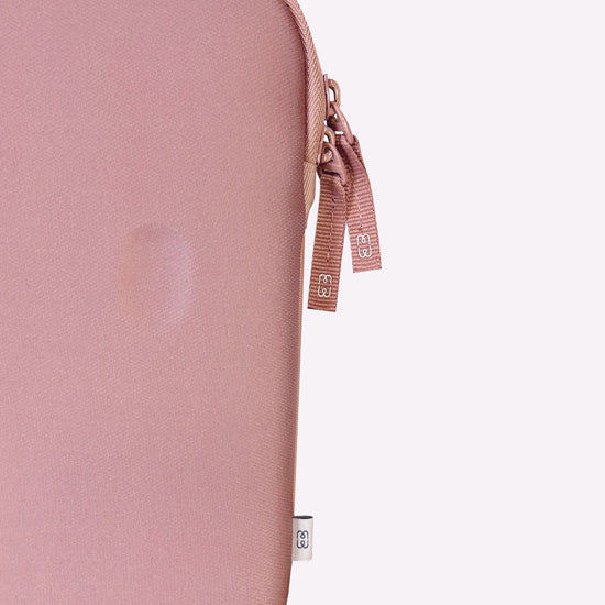 Housse MacBook Pro 14 Basics ²Life Rose/Blanc