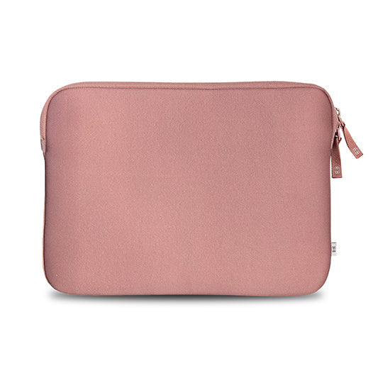 Housse MacBook Pro 14 Basics ²Life Rose/Blanc