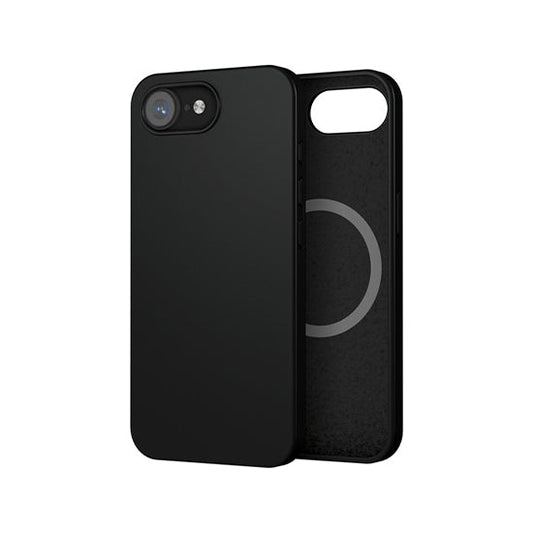 Coque silicone MagSafe iPhone 16e / 17e Noir
