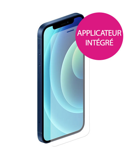 Verre de Protection avec Applicateur iPhone 12 & 12 Pro - MW