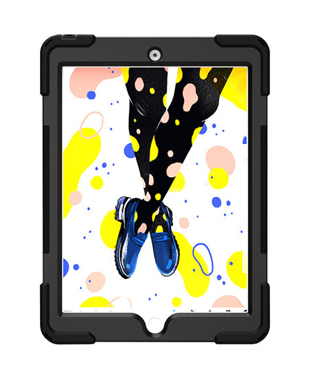 Coque Securit Rotative iPad 10.2 (2019/20/21 - 7/8/9th gen) Noir Polybag-2