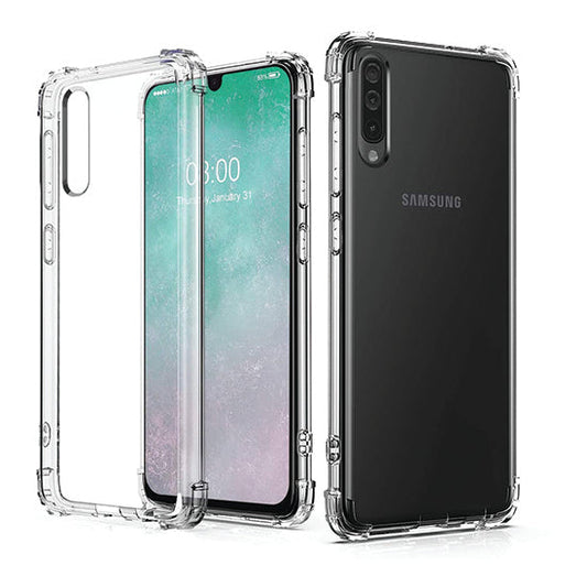 Coque Air Cushion Samsung A50 Clear Polybag-0
