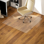 Tapis de chaise de bureau rectangulaire, antidérapants en plastique transparent 120x120cm
