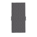 Lot de 2 coussins d'extérieur pour fauteuil chaise à dossier avec attaches rembourrage 8 cm, 112L x 51l cm, gris foncé