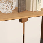 Meuble à litière maison de toilette sur pieds pour chat 2 en 1 portes style scandinave 80 x 48 x 48 cm naturel et blanc