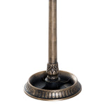 Bain d'oiseaux Abreuvoir pour Oiseaux jardinière 3 en 1 dim. Ø 50 x 113H cm polypropylène bronze antique