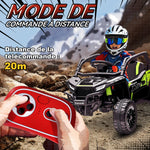 Voiture électrique enfant UTV KAWASAKI TERYX KRX 1000 12 V à 2 moteurs 25 W télécommande 2,4 Ghz 100 x 64 x 56 cm noir