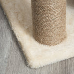 Arbre à chats design cosy chic multi-équipements centre d'activités griffoirs grattoir plateformes brun clair