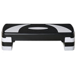 Stepper Fitness Aérobic hauteur réglable 10/15/20 cm surface antidérapante 80 x 31 x 20 cm plastique noir gris